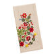 Multicolor Abstract Floral Embroidered Napkin Set of 4 image number 0