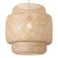 Adams Natural Bamboo Woven Pendant Lamp image number 1