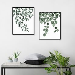 Botanical Sage I & II By Gigi Conrad Framed Wall Art 2 Piece