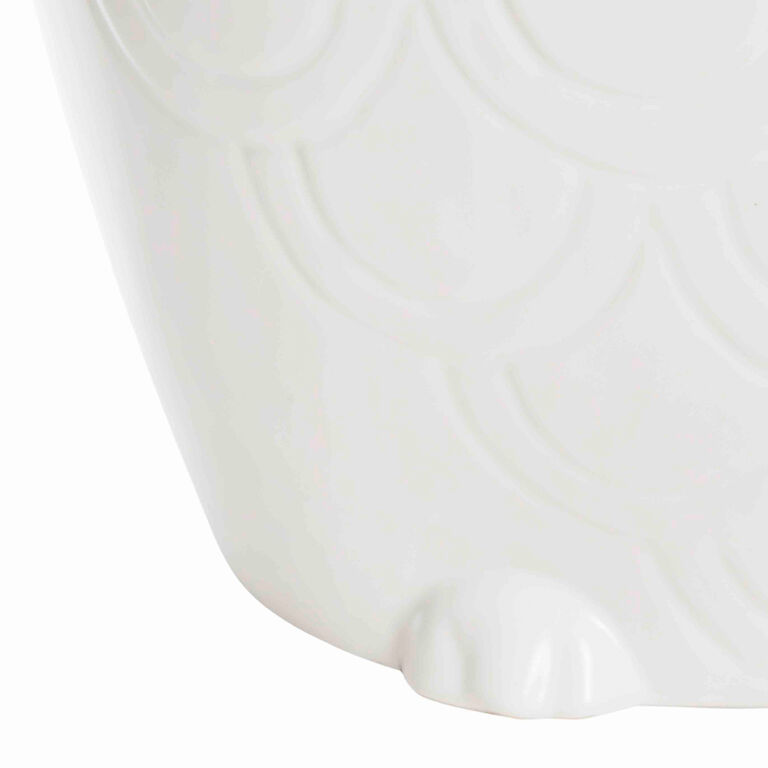 White Ceramic Owl Side Table image number 5