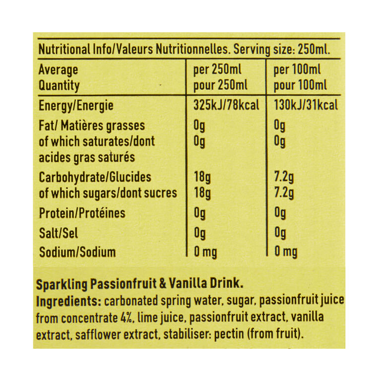 Belvoir Farm Non Alcoholic Passionfruit Martini 4 Pack image number 2