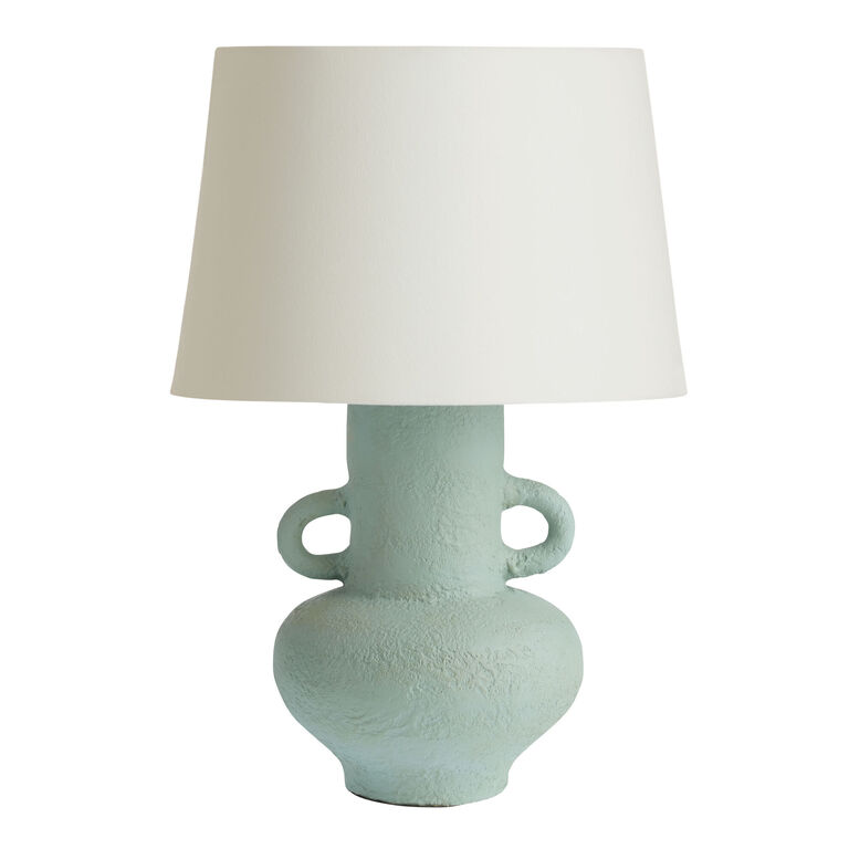 Kelly Sage Green Terracotta Vase Table Lamp Base image number 3