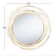 Round Gold Wire Abstract Circles Mirror image number 3