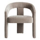Eros Velvet Curved Upholstered Dining Armchair Set of 2 image number 2
