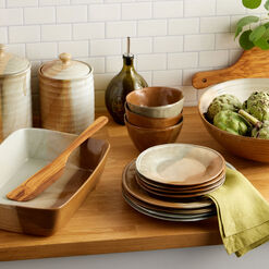 Linden Dipped Reactive Glaze Dishware Collection