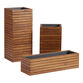 Alicante Wood And Metal Outdoor Planter image number 0