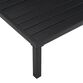 Piermont Square Matte Black Metal Outdoor End Table image number 2
