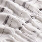 Aubrey Black And Ivory Sculpted Stripe Hand Towel image number 2
