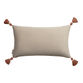 Rust and Ivory Kantha Diamond Lumbar Pillow image number 2
