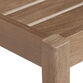 Corsica Light Brown Eucalyptus Outdoor Dining Chair image number 4