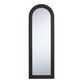 Black Carved Wood Arch Leaning Full Length Mirror image number 2
