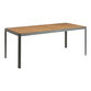 Palma Sur Eucalyptus Wood and Metal Outdoor Dining Table image number 0
