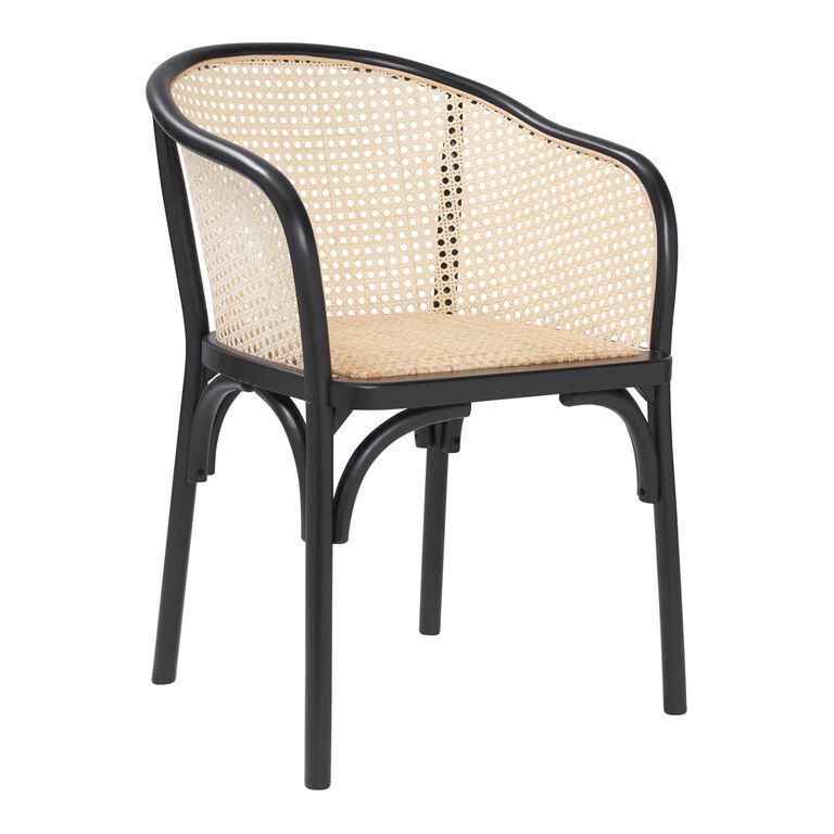 Dora Wood And Cane Dining Armchair image number 1