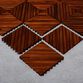 Acacia Wood 12-Slat Interlocking Deck Tiles, 10-Count image number 1