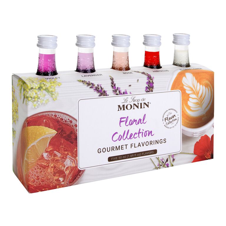 Monin Mini Floral Syrup Collection 5 Pack image number 1
