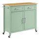 Fairview Wood Shaker Style Kitchen Cart image number 0