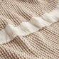 Sand and Ivory Waffle Weave Cotton Bath Towel image number 3