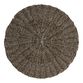 Round Gray Faux Rattan Wipe Off Placemat image number 0