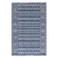 Luxor Navy Blue And White Geo Indoor Outdoor Rug image number 0