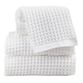 White Waffle Weave Cotton Bath Towel image number 4