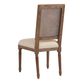 Paige Square Cane Back Upholstered Dining Chair Set Of 2 image number 2