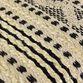 Black and Natural Wool Kilim Upholstered Bench image number 3