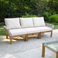 Zurich All Weather Rope and Acacia Wood Outdoor Sofa image number 1