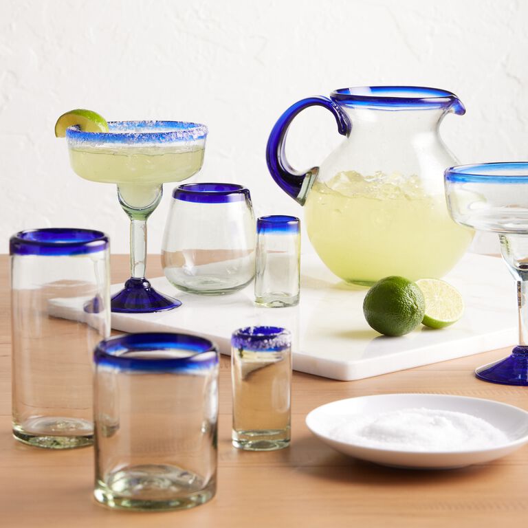 Rocco Blue Margarita Glass Pitcher image number 2