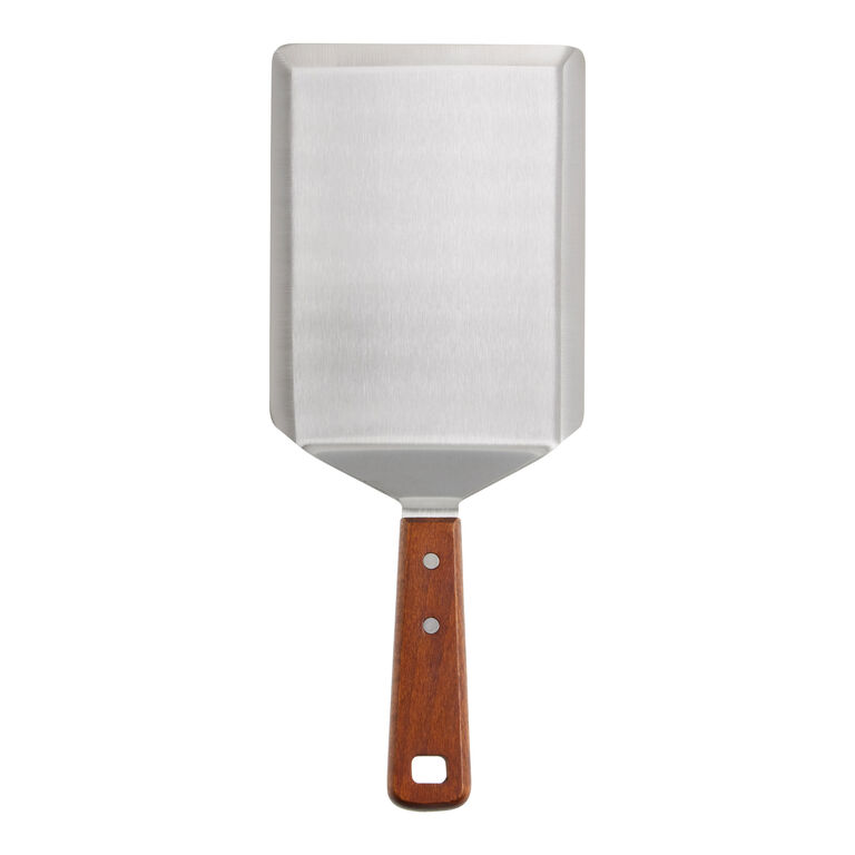 Extra Large Stainless Steel and Wood Turner Spatula image number 1