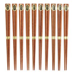 10 Pack Brown Ironwood Chopsticks Set of 2