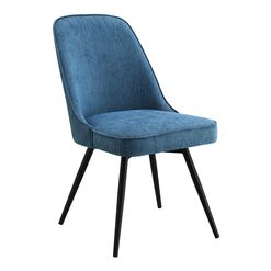 Brookston Upholstered Swivel Dining Chair