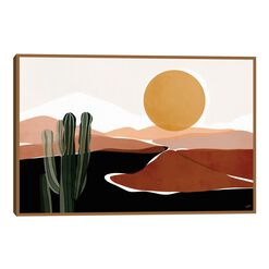 Desert Calm By Bria Nicole Framed Canvas Wall Art