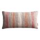 Striped Spice Indoor Outdoor Lumbar Pillow image number 0