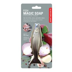 Kikkerland Fish Stainless Steel Odor Removing Magic Soap