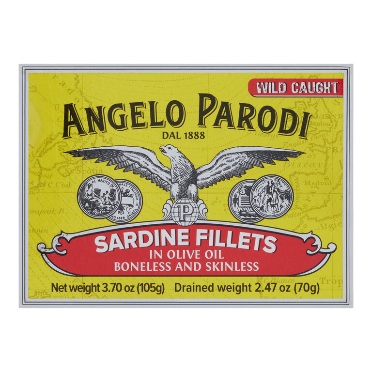 Angelo Parodi Boneless Skinless Sardines in Oil Set of 2 image number 1