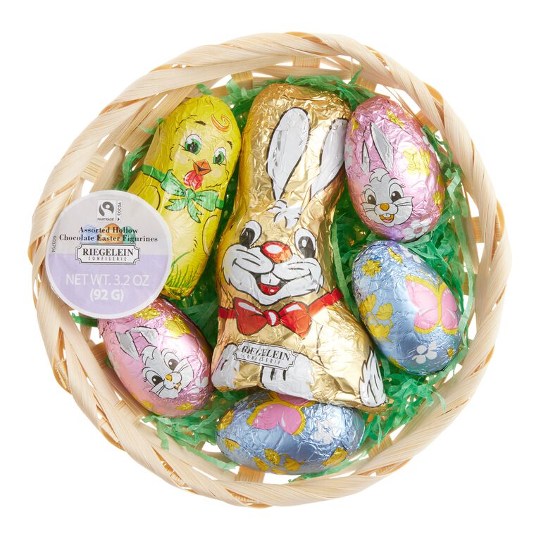 Riegelein Mini Easter Basket With Chocolate 6 Piece image number 1