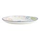 Multicolor Floral Bunny Hand Painted Salad Plate image number 1
