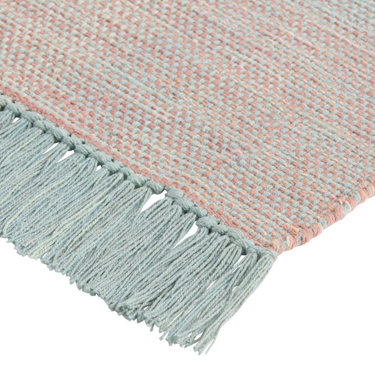 Ombre Woven Cotton Area Rug image number 3