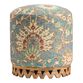 Aina Round Moroccan Style Upholstered Stool image number 0