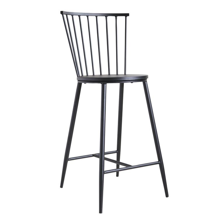 Neal Black Steel Counter Stool image number 1