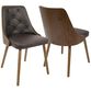 Herman Faux Leather Tufted Upholstered Dining Chair image number 1