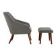 Cairo Upholstered Chair and Ottoman Set image number 2