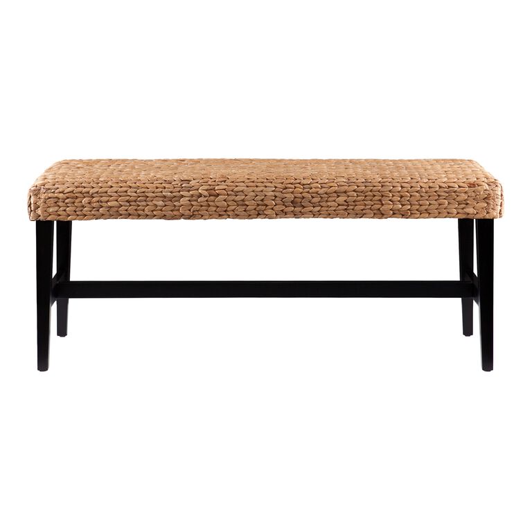 Water Hyacinth and Black Wood Foster Bench image number 3