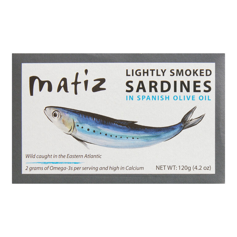 Matiz Lightly Smoked Sardines in Spanish Olive Oil image number 1