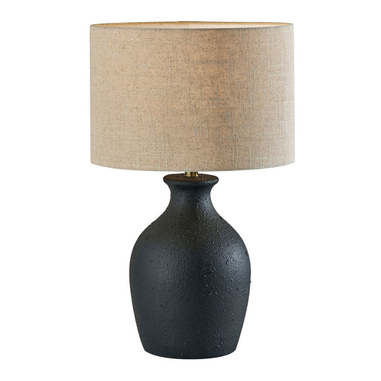 Bazely Textured Ceramic Jug Table Lamp image number 1