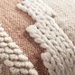 Rust and Ivory Braided Indoor Outdoor Lumbar Pillow image number 3