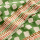 Rhea Green And White Check Block Print Hand Towel image number 2