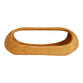 CRAFT Oval Teak Wood Bowl with Handle image number 2