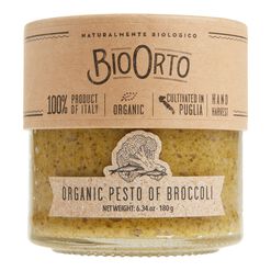 BioOrto Organic Broccoli and Anchovies Pesto Sauce