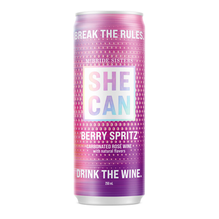 She Can Berry Rose Spritz 250ml Can image number 1